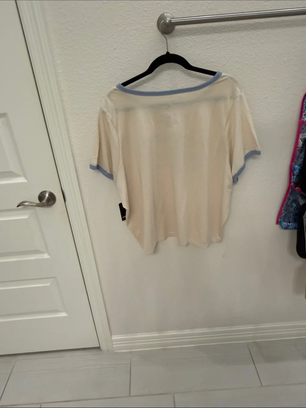 torrid  “Disney Cars” Cream Crop Tee